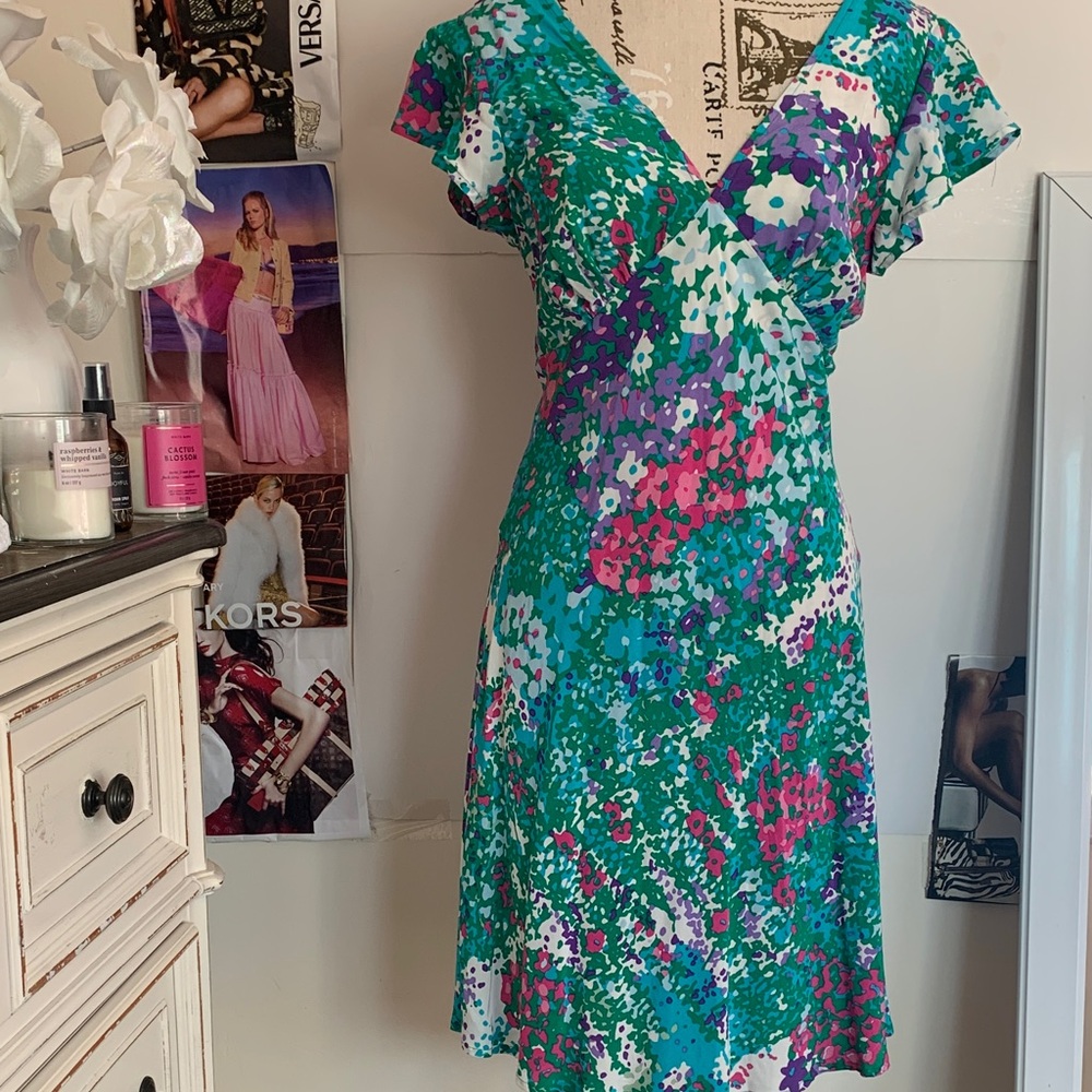 Rails Gardenia  Floral Midi Dress